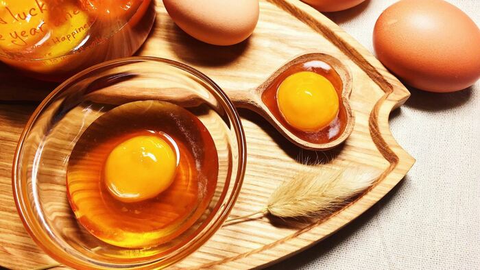 TRong trứng gà luộc có rất nhiều Protein